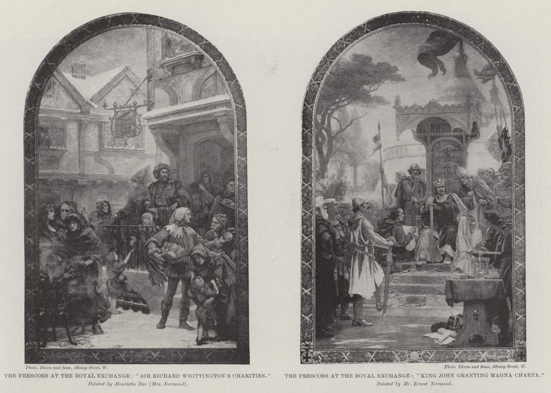 Kraliyet Borsasındaki Freskler by Henrietta Rae