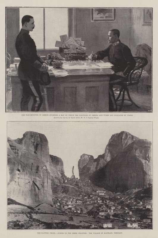 ಈಸ್ಟರ್ನ್ ಕ್ರೈಸಿಸ್ ಟರ್ಕ್ by Henry Charles Seppings Wright