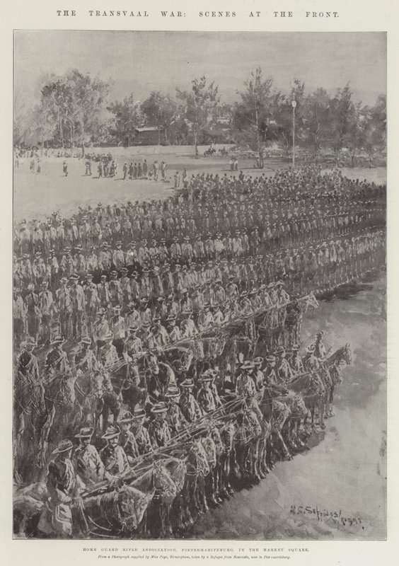 ಟ್ರಾನ್ಸ್ವಾಲ್ ಯುದ್ಧ, ಟರ್ಕಿಯ ಮುಂಭಾಗದ ದೃಶ್ಯಗಳು by Henry Charles Seppings Wright