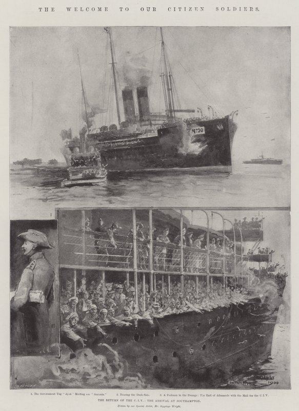 Vatandaş Askerlerimize Hoş Geldiniz by Henry Charles Seppings Wright
