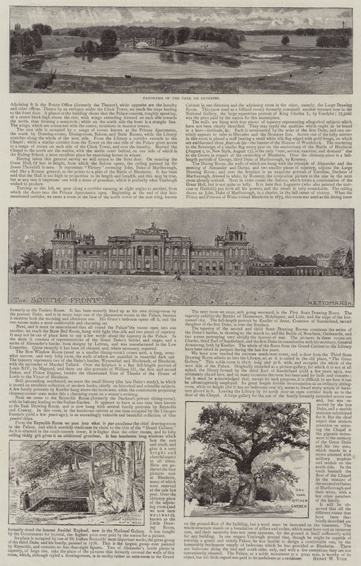 ಬ್ಲೆನ್ಹೈಮ್ ಅರಮನೆ ಇಲ್ಲಸ್ಟ್ರೇಟೆಡ್ ಟರ್ಕ್ by Henry Edward Tidmarsh