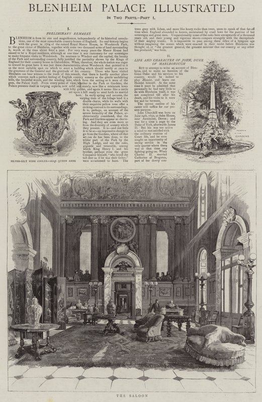 Blenheim Sarayı Resimli by Henry Edward Tidmarsh