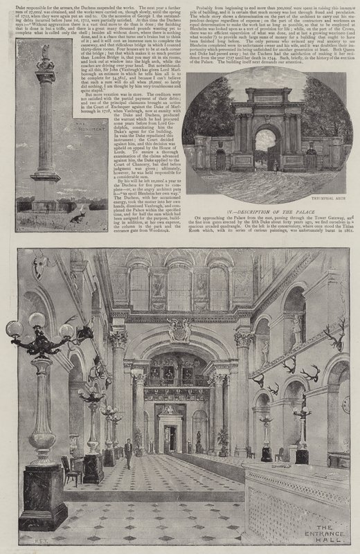 Blenheim Sarayı Resimli by Henry Edward Tidmarsh