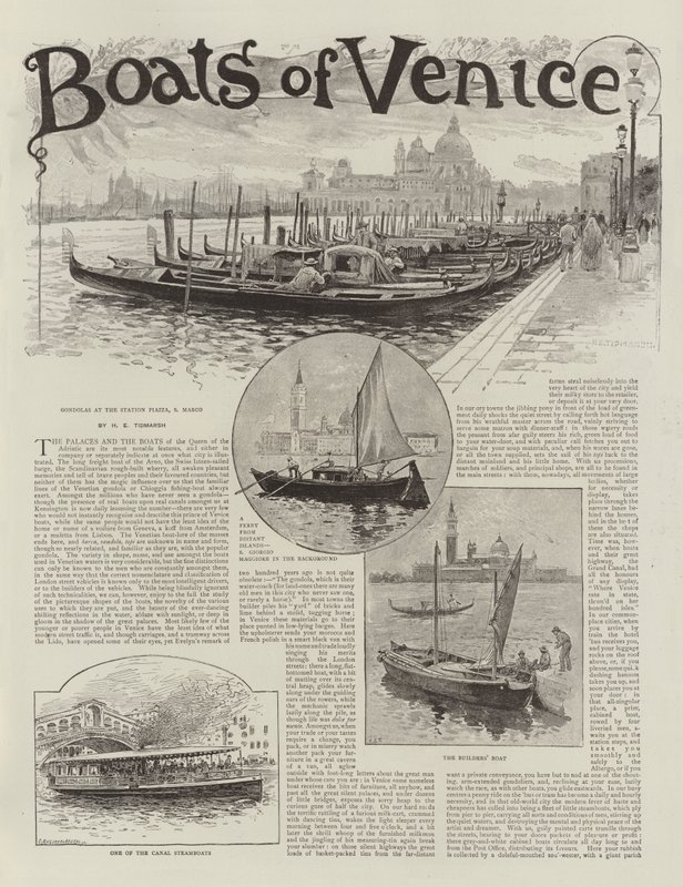 Venedik Tekneleri by Henry Edward Tidmarsh