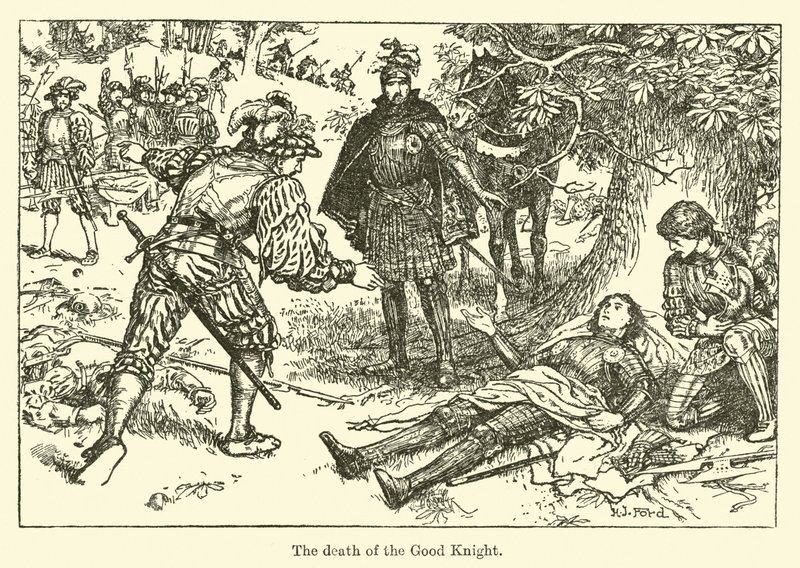 İyi Şövalyenin ölümü by Henry Justice Ford