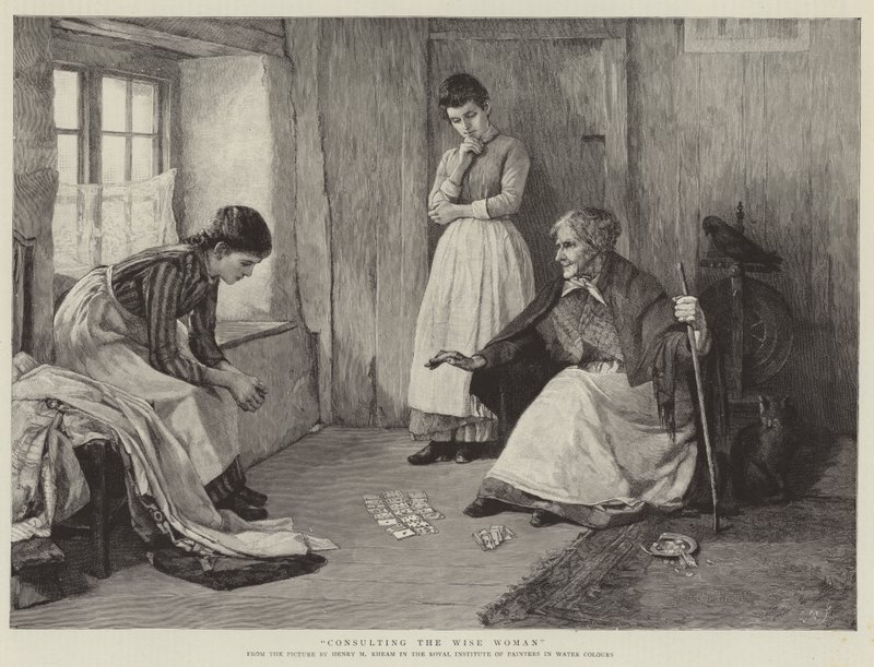 Bilge Kadına Danışmak by Henry Meynell Rheam