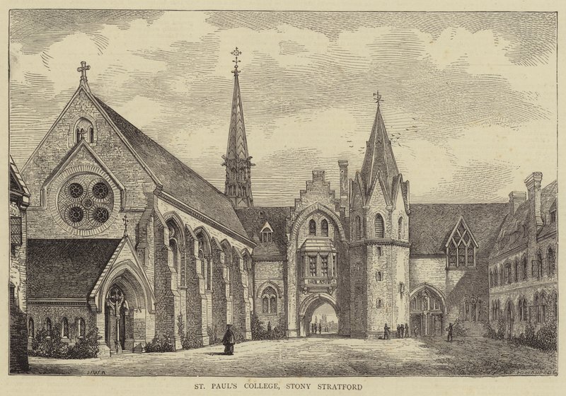 St Paul Koleji, Stony Stratford by Henry William Brewer