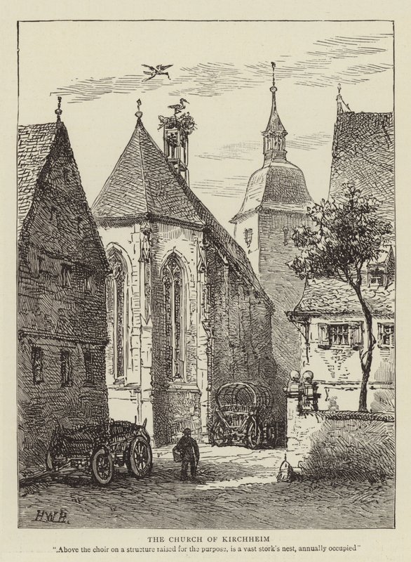 Kirchheim Kilisesi by Henry William Brewer