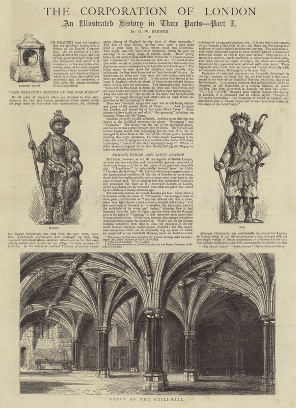 The Corporation of London  by Henry William Brewer