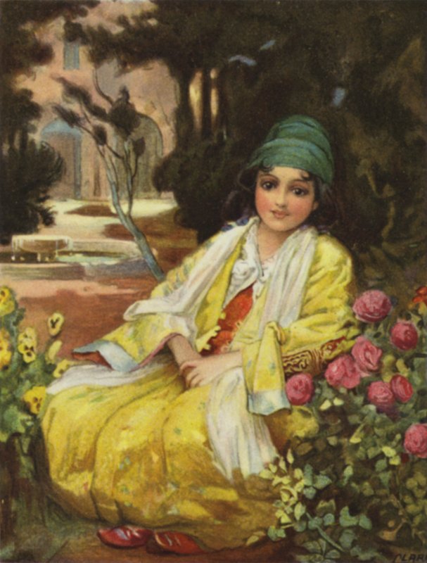 Suriyeli bir hizmetçi (renkli taş) by Henry Andrew Harper