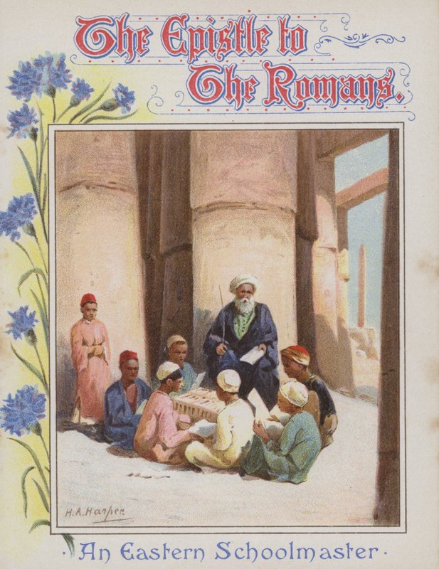 Doğulu bir öğretmen (chromolitho) by Henry Andrew Harper