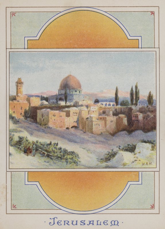 Kudüs (kromolitho) by Henry Andrew Harper