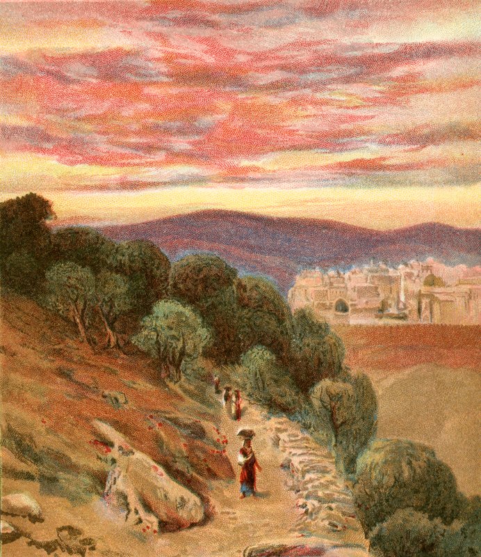 Zeytin Dağı ve Kudüs by Henry Andrew Harper
