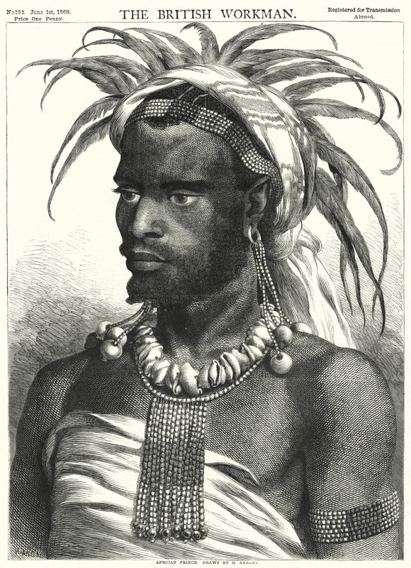 Afrika Prensi (gravür) by Henry Anelay
