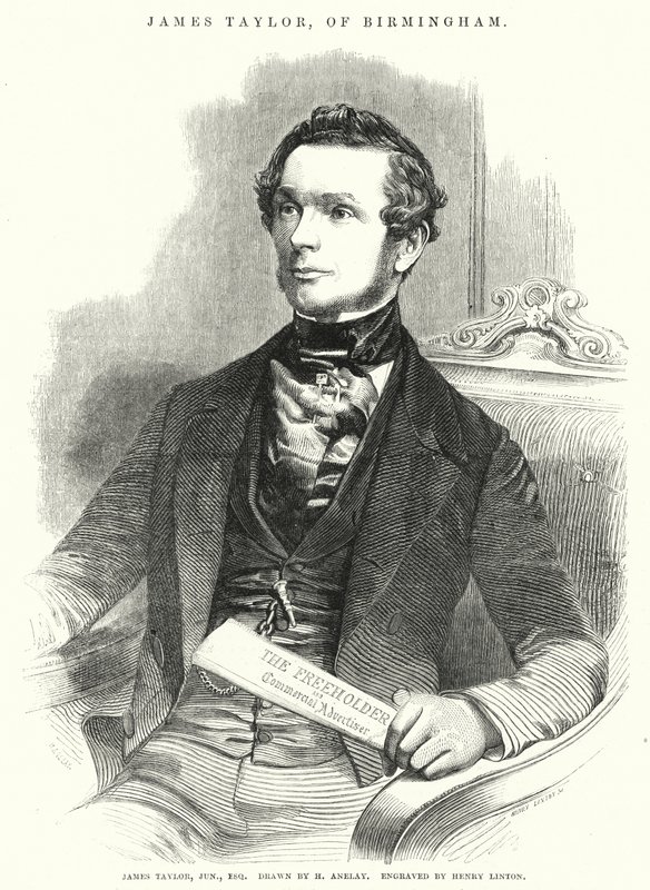 James Taylor (gravür) by Henry Anelay