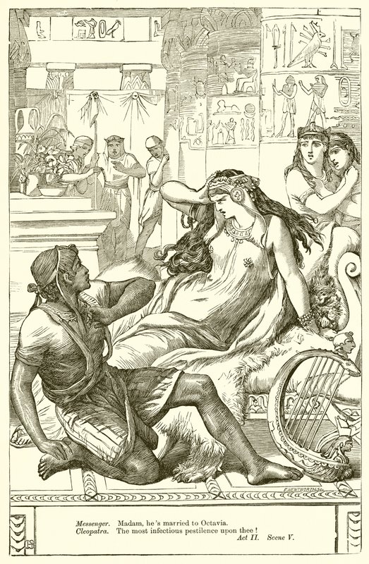 Antonius ve Kleopatra by Henry Courtney Selous