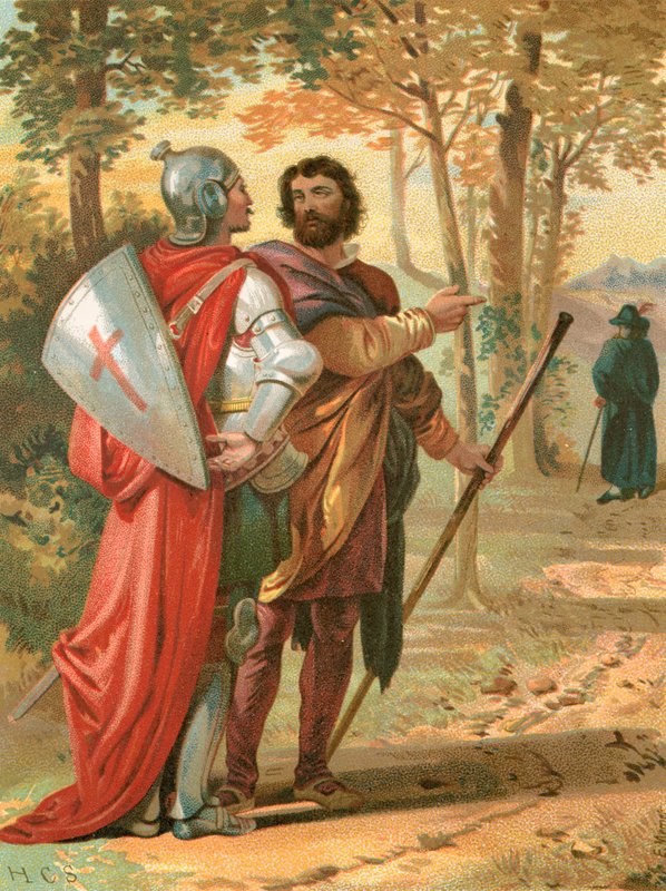 Hıristiyan ve Umutlu By-ends sollamak by Henry Courtney Selous