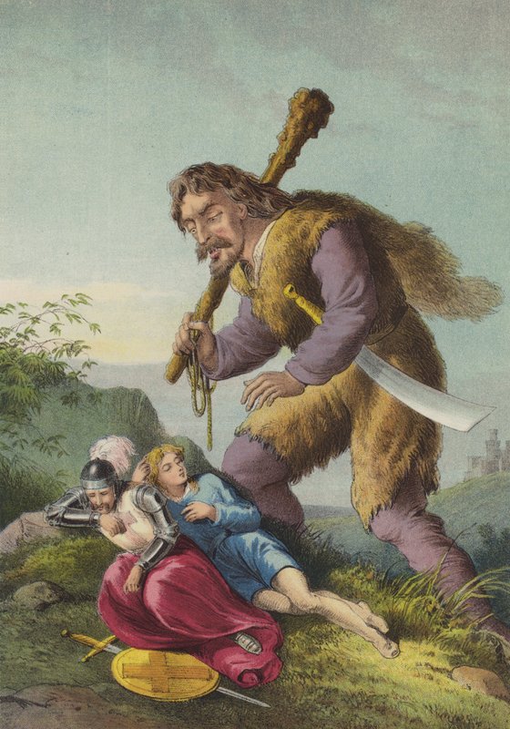 Dev Umutsuzluk (chromolitho) by Henry Courtney Selous