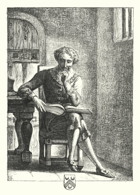 In Prison (engraving) by Henry Hugh Armstead