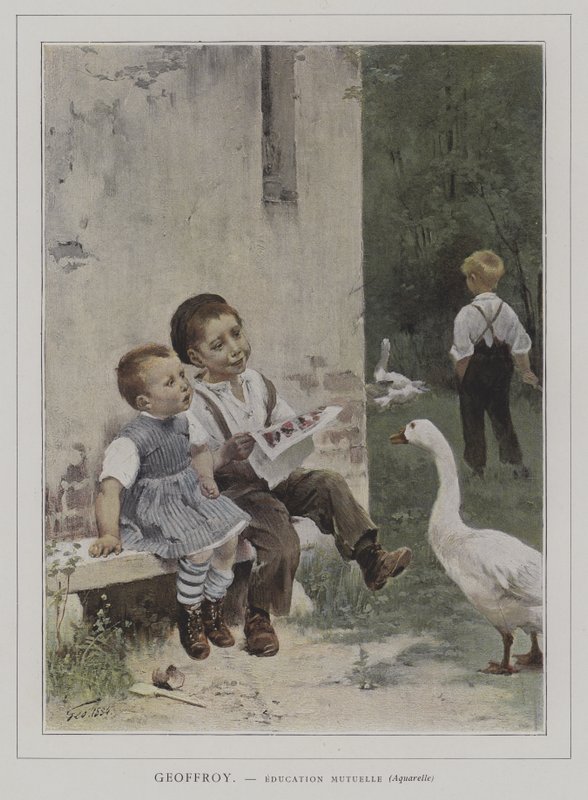 Eğitim Mutuelle (Karşılıklı Eğitim) by Henri Jules Jean Geoffroy