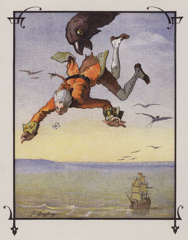 Brobdingnag içinde Gulliver by Henri Jules Jean Geoffroy