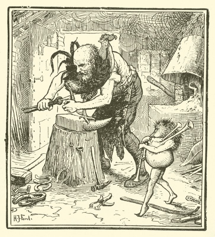 Kirpi Jack (gravür) by Henry Justice Ford