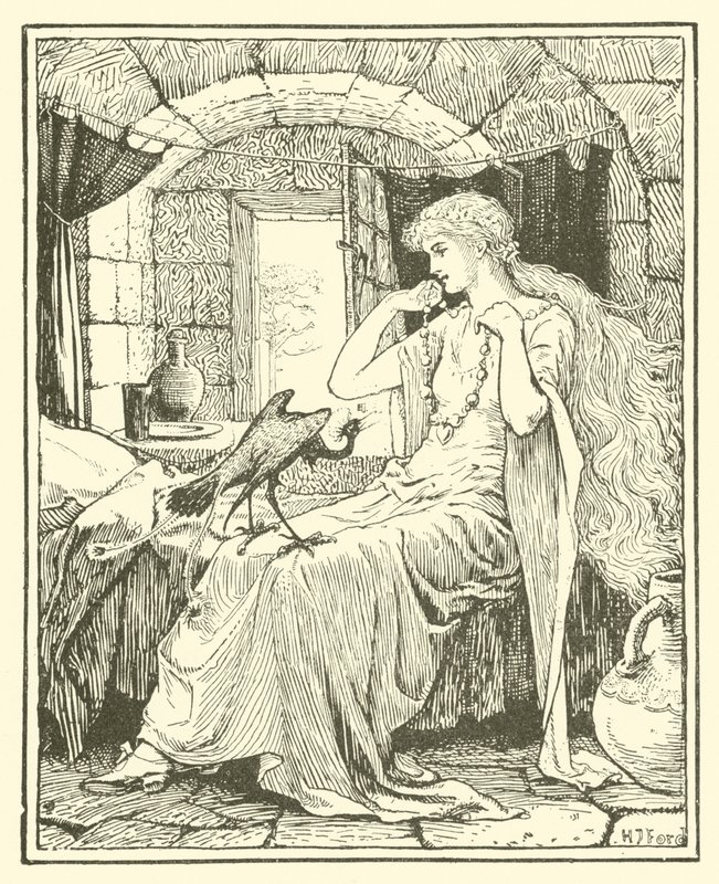 Mavi Kuş (gravür) by Henry Justice Ford