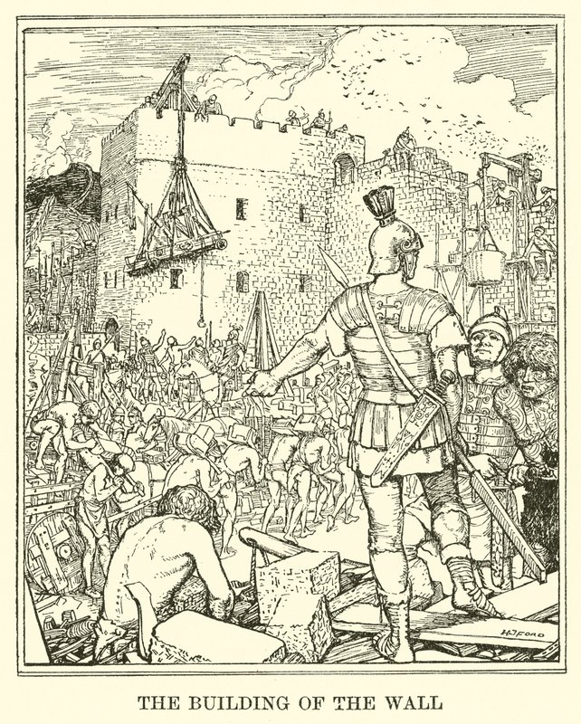 Duvarın İnşası by Henry Justice Ford