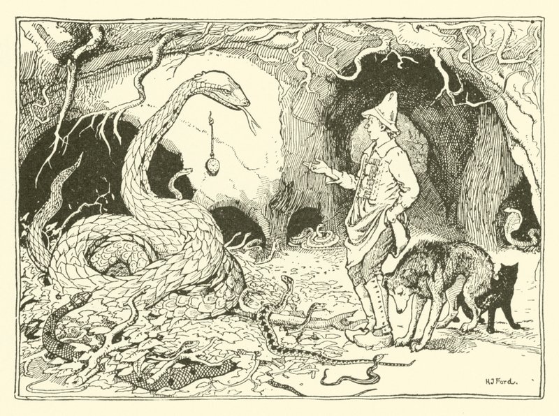 Büyülü Saat (gravür) by Henry Justice Ford