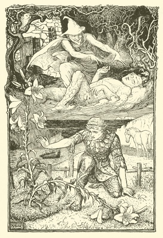 Altın Çocuklar (gravür) by Henry Justice Ford