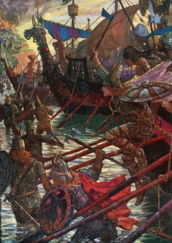 Danimarkalıların İnişi by Henry Justice Ford
