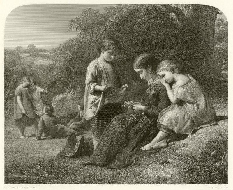 Spring Flowers  by Henry Le Jeune