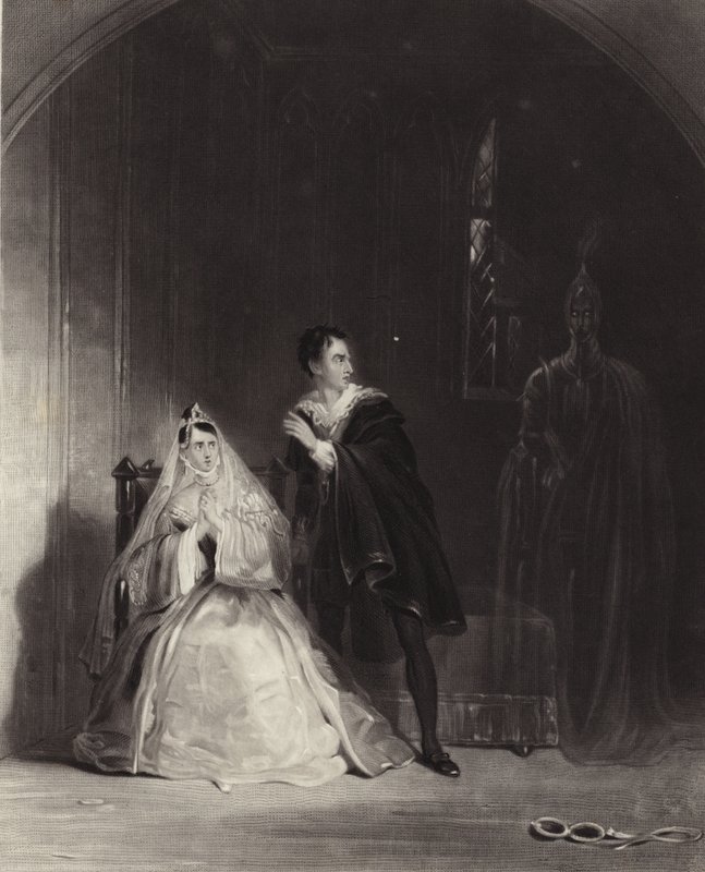 A scene from Hamlet  by Henry Liverseege