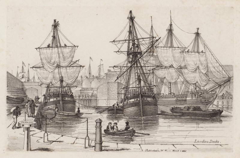 Londra Rıhtımları by Henry Moses