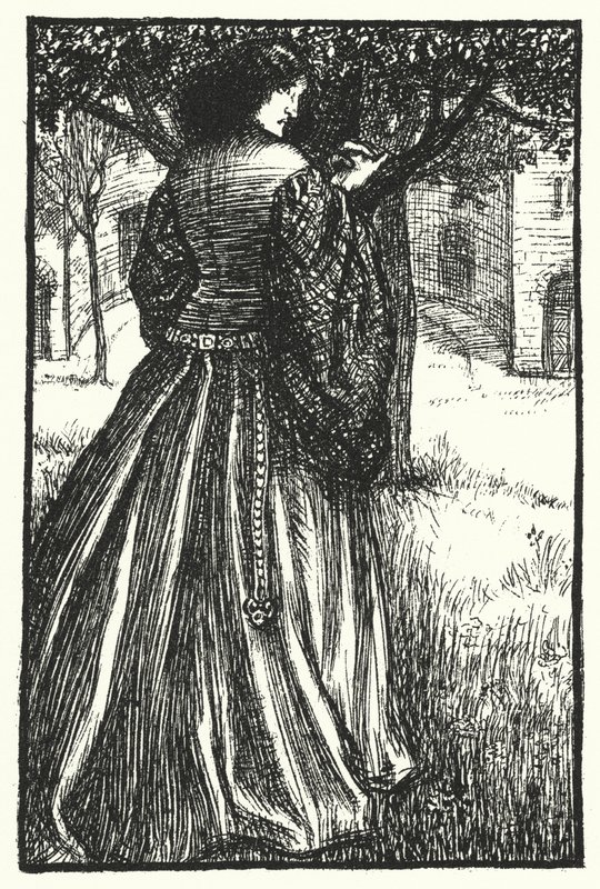 Matthew Arnold şiiri: Tristram ve Iseult (gravür) by Henry Ospovat