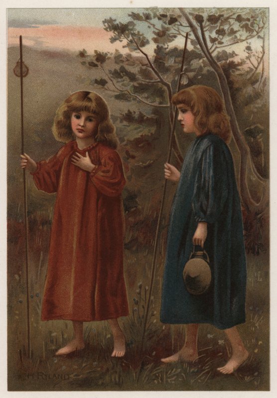 Altın Sahil (renkli taş) by Henry Ryland