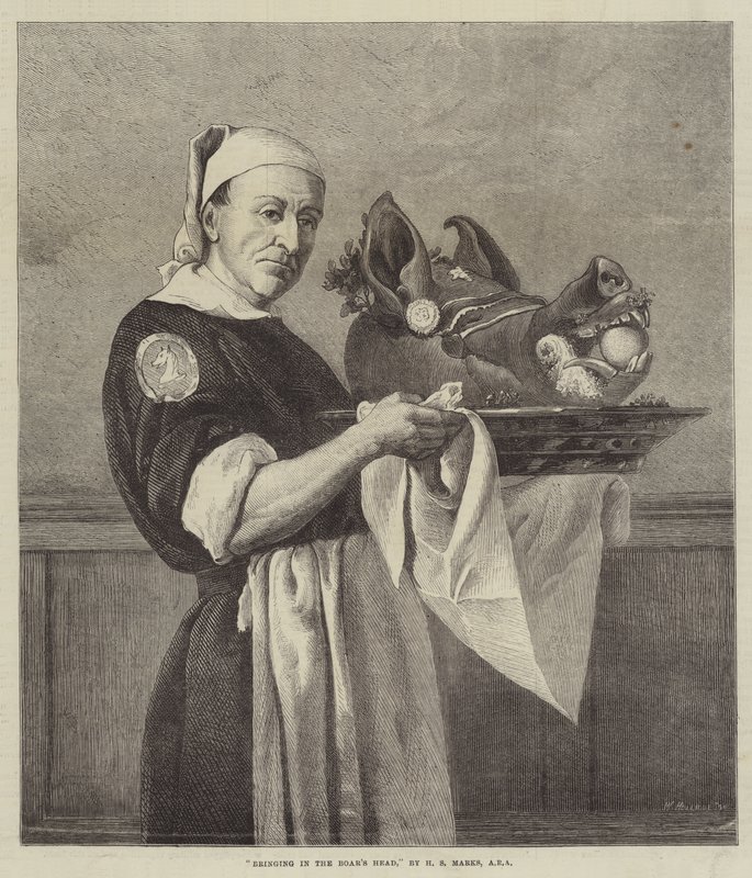 Domuzun Kafasını Getirmek by Henry Stacey Marks