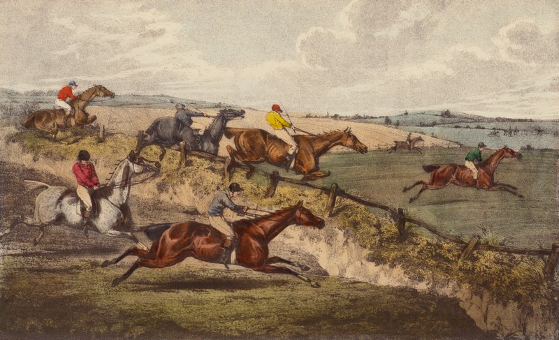 Bir Çan kulesi (renkli taş) by Henry Thomas (after) Alken