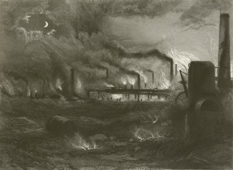 Bilston yakınlarındaki Kara Ülke by Henry Warren