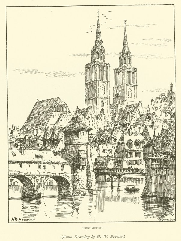 Nürnberg (gravür) by Henry William Brewer
