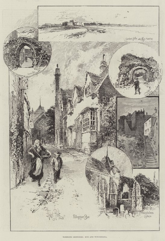 Rambling Eskizleri, Çavdar ve Winchelsea by Herbert Railton