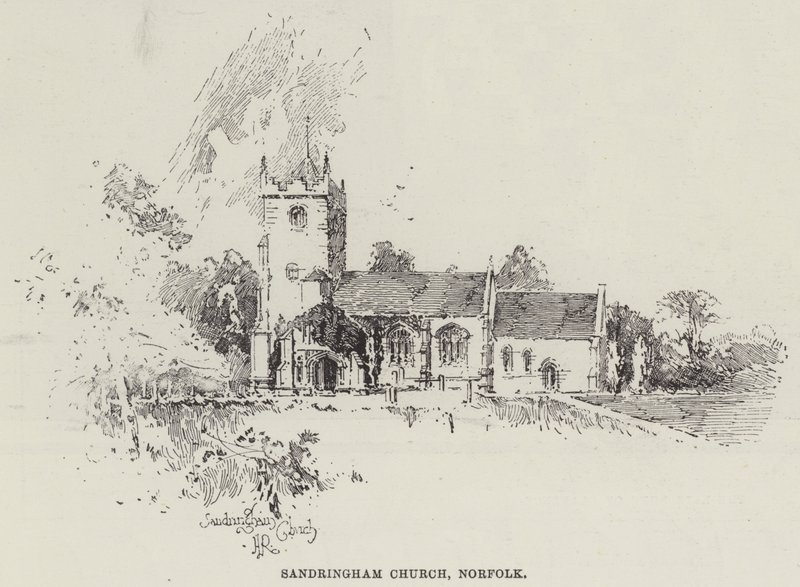 Sandringham Kilisesi, Norfolk by Herbert Railton