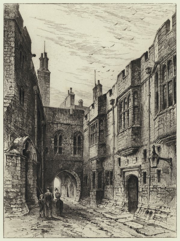 Norman Geçidi (gravür) by Herbert (after) Railton