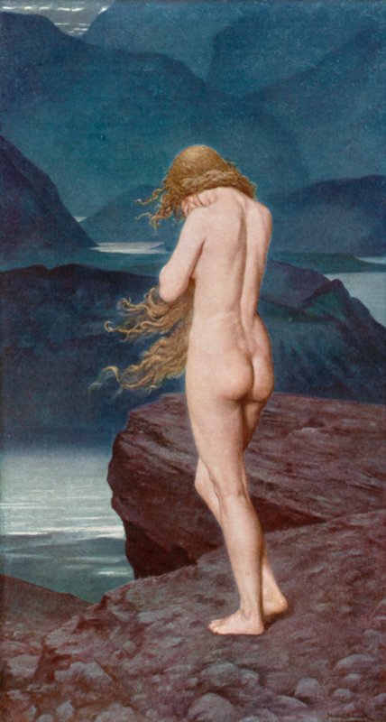 Sürgündeki Havva by Herbert Gustave after Schmalz