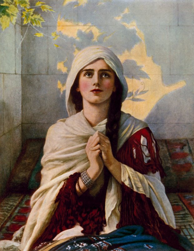 Jairus kızı by Herbert Gustave after Schmalz
