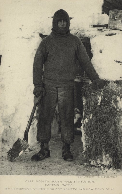 Kaptan Scotts Güney Kutbu Seferi. Kaptan Oates by Herbert Ponting