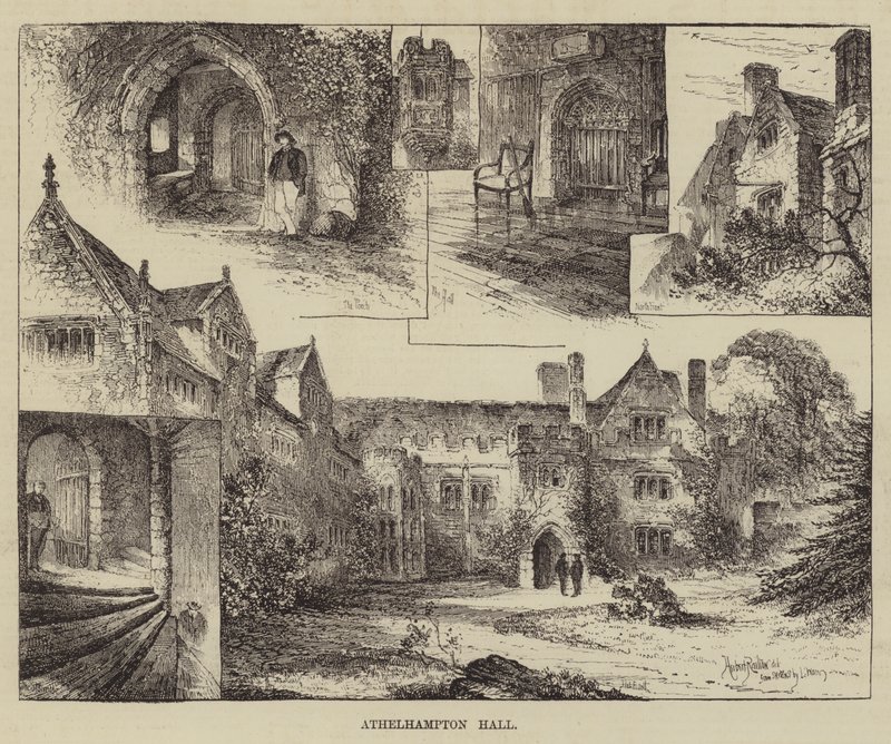 Athelhampton Salonu by Herbert Railton