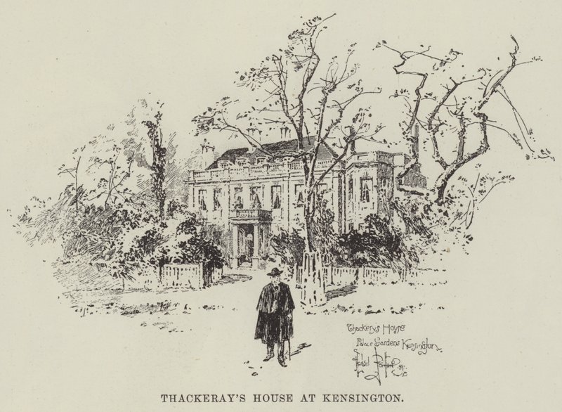 Thackeray'ın Kensington'daki Evi by Herbert Railton