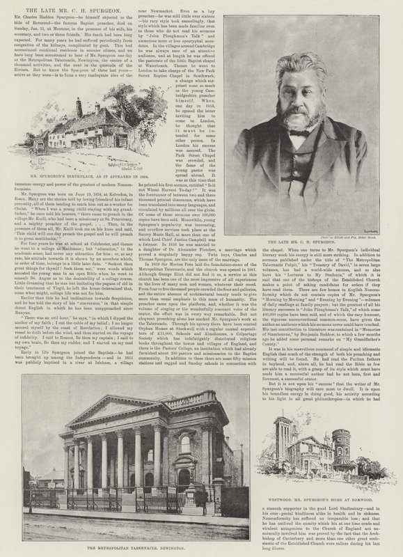 Merhum Bay CH Spurgeon by Herbert Railton