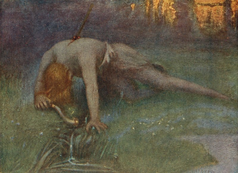 The death of Siegfried  by Hermann Hendrich